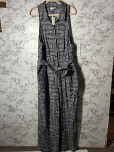 Maeve Anthropologie Collared Sleeveless Jumpsuit With Pockets Sz 20W NWT - Picture 1 of 7
