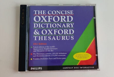 The Concise Oxford Disctionary Thesaurus Philips CDI Cd-i Interactive RegionFree - Image 1 of 3