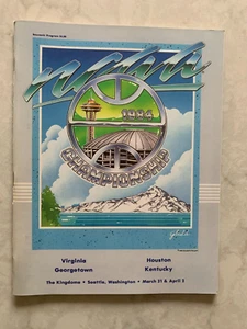 NCAA Final Four Herren Basketball Spiel Programm, 1984 - Bild 1 von 2