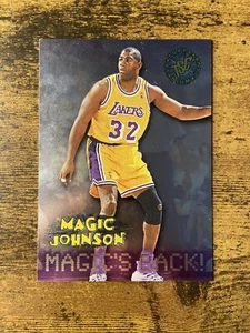 1995-96 Topps Stadium Club Magic Johnson Magic's Back #361 Los Angeles Lakers - Picture 1 of 2