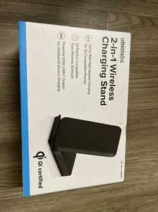 Ubiolabs 2 in 1 Wireless Charging Stand For Phones And Earbuds Very nine Tested - Picture 1 of 6