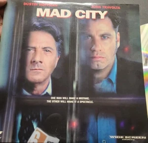 MAD CITY LASERDISC LD Dustin Hoffman, John Travolta widescreen 1998 15433 NICE! - Foto 1 di 8