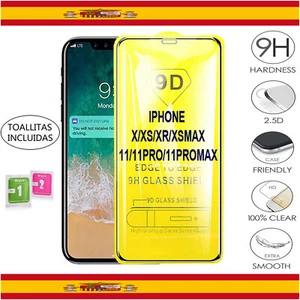 Protector Pantalla de Cristal Templado iPhone 11 Pro -11- X - XS - XR - XS Max - Imagen 1 de 6