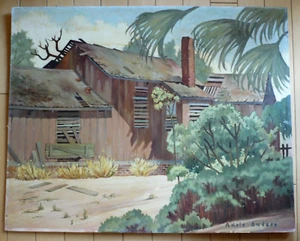 ADELE ANDRES, LISTED CALIFORNIA CA VINTAGE LANDSCAPE IMPRESSIONIST PLEIN AIR OIL - Picture 1 of 16
