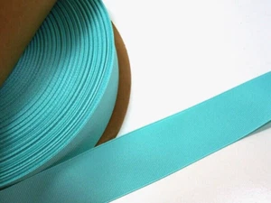 Nastro grosgrain verde blu 1 1/2" larghezza x 5 iarde nave acquamarina B19 - Foto 1 di 5