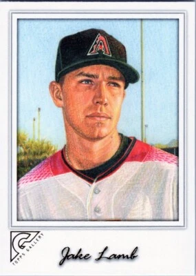 2017 Topps Gallery #139 Jake Lamb Arizona Diamondbacks - Image 1 of 2