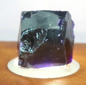 DYED Cambodia 3225 Ct EGL Certified Mined -Purple Zircon Gemstone Rough SJ655 - Picture 1 of 6