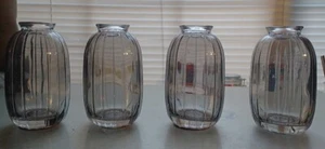 Lot of 4 Greenery Grey Vase 5 inches - Picture 1 of 1