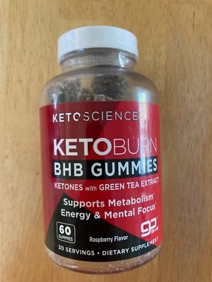 KetoScience Keto Burn BHB Gummies - 60 ct Weight Loss Metabolism Support - Image 1 of 2