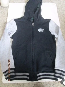 Girl's New York Jets Zippered Sweat Jacket with hood size M 10-12 New with tags - Picture 1 of 5