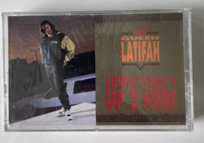 QUEEN LATIFAH ‎– Latifah's Had It Up 2 Here CASSETTE SINGLE Brand New SEALED - Image 1 of 3