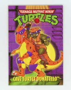 1994 TMNT Cave Turtle DONATELLO Mini Mutants Collectors Card Playmates Toys - Picture 1 of 2