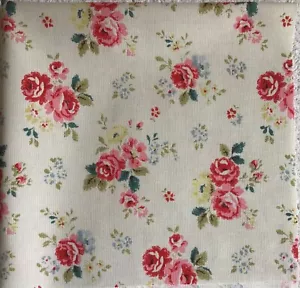 57cm x 57cm Square Cath Kidston Field Rose Cotton Duck Fabric New Floral Bunch - Picture 1 of 7
