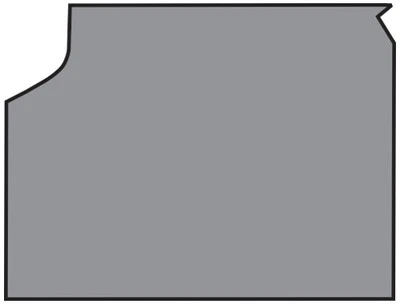 1969 Pontiac GTO Loop Carpet Logo Trunk Mat with Pad 1pc - Image 1 of 3