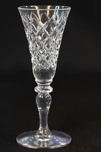 HAWKES Crystal DELFT DIAMOND Pattern 5 3/8" Sherry Glasses (EVT) - Picture 1 of 10