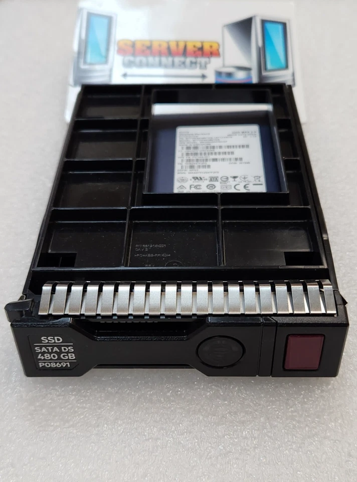 P08691-001 -- HP 480GB 6G 3.5" MU SATA SSD DS HDD - Image 1 of 1
