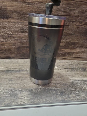 Tervis Tumbler Blackout tumbler 20oz  - Cleveland Browns NFL metal minor wear Cover