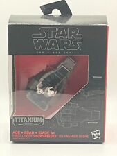 Star Wars The Black Series Titanium First Order Snowspeeder  11 NIB