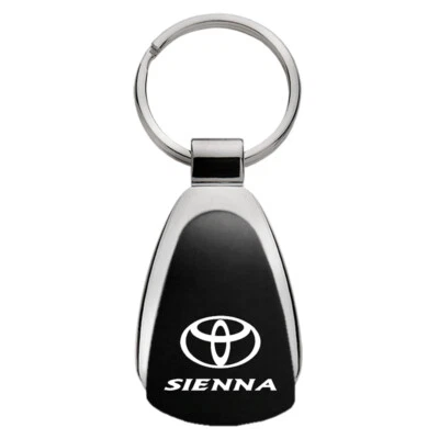 Toyota Sienna Tear Drop Key Ring (Black) - Image 1 of 4