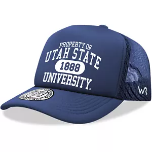 Utah State University Aggies USU Trucker Mesh Baseball Snapback Cap Hat - Picture 1 of 1