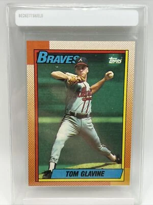 1990 年 Topps Tom Glavine 棒球卡 #506 完好免运费 — 第 1/3 张图片