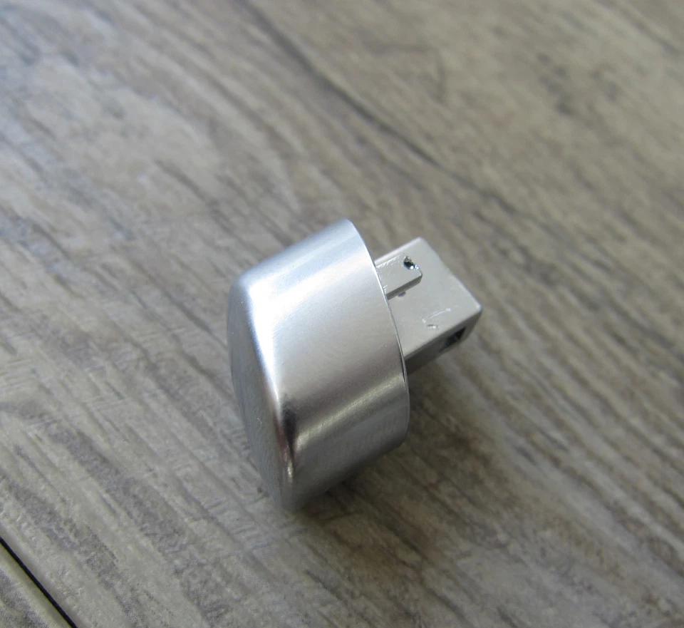 Originale Audi Alluminio Cromo Freno a Mano Leva Pulsante per A3 S3 8P Da 2003- - Immagine 1 di 1