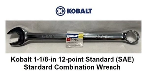 Llave combinada estándar Kobalt 1-1/8" pulgadas 12 puntos (SAE) NUEVA - Imagen 1 de 5