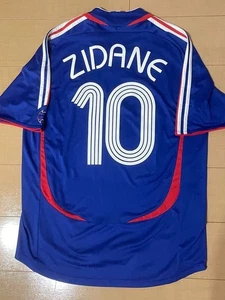 Zinedine Zidane #10 2006 Adidas France Home Jersey Original SIze L World Cup - Picture 1 of 11