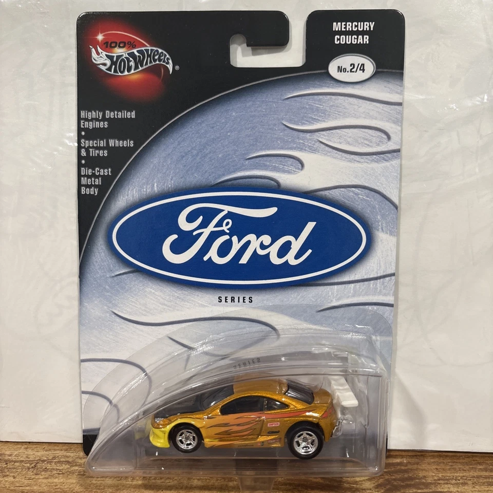 Mercury Custom Cougar Ford Series 1:64 #2/4 Real Riders 2002 100 % Hot Wheels Foto 1 de 2