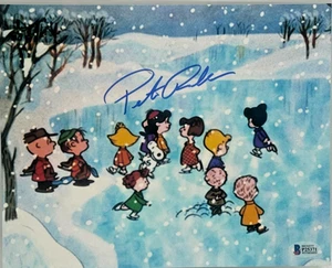 Foto firmata Peter Robbins 8x10 Peanuts Ice Gang Beckett P25371! - Foto 1 di 4