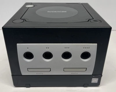 Nintendo GameCube Jet Black System Console Only DOL-101 Tested See Working - Image 1 of 4
