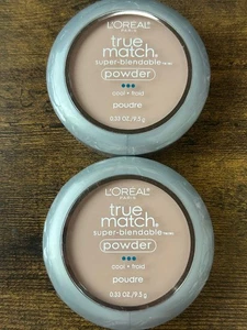 L'Oreal Paris True Match Super-blendable Powder C2 Natural Ivory New 2 Pack - Picture 1 of 3