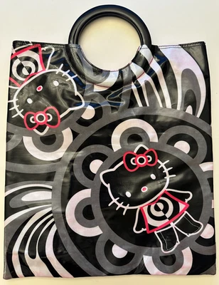 NEW MAC Cosmetics x Hello Kitty Black Tote Bag - Image 1 of 4