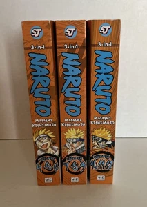 Naruto 3-in-1 Edition Omnibus Volumes 4-12. Lot of 3 Books - Picture 1 of 3