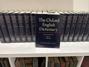 Oxford English Dictionary : 20 Volume Set by Edmund Weiner (1989, Hardcover) - Bild 1 von 13