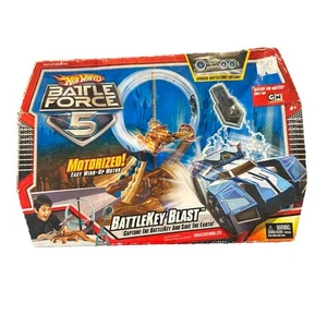 NEW Hot Wheels Battle Force 5 Battle Key Blast Battle Zone Edition Box Damaged - Bild 1 von 6