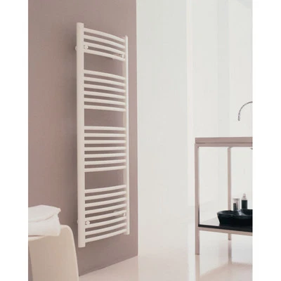 Sèche-Serviettes Eau Chaude 871W ALTERNA Ondéo Vertical Mural Blanc - 1769933 - Photo 1/3