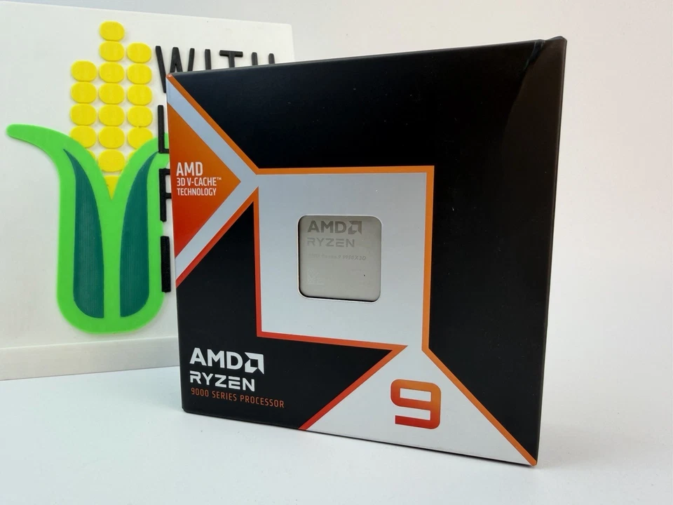 AMD Ryzen 9 9950X3D 16 Core 4.30GHz OC AM5 Boxed Processor 100100000719WOF