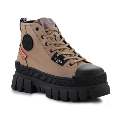 NUEVO Botín con cordones Palladium Revolt Hi TX 97242-307-M oliva para mujer talla 6,5 Foto 1 de 4