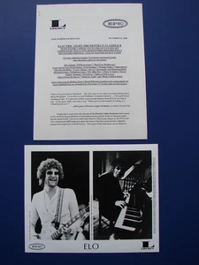 ELO ELECTRIC LIGHT ORCHESTRA 2000 EPIC FLASHBACK PRESS RELEASE & PHOTO LYNNE - Picture 1 of 6