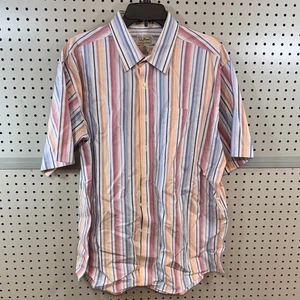 L.L. Camicia uomo Bean multicolore a righe con bottoni - Foto 1 di 8