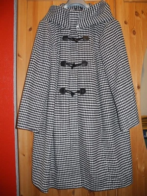 NEUE Sheego Jacke/ Dufflecoat mit Kapuze Gr.56 - Bild 1 von 3