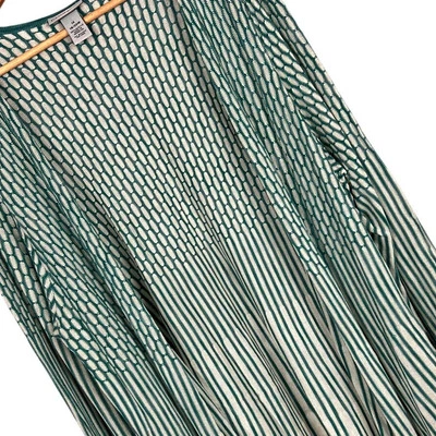 CATHERINES Womens 1X (18/20W) Teal Long Sleeve Open Lightweight Acrylic Cardigan - Image 1 of 4