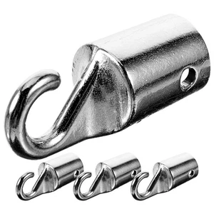 4 Pezzi Hardware Bacchetta Inclinabile Punta Riparazione Bacchetta Inclinazione Gancio Connettore Bacchetta Cap Gancio - Foto 1 di 9