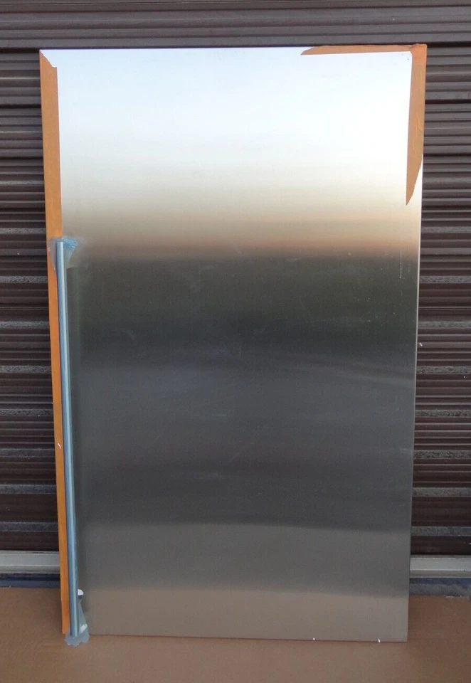 Panel de puerta Sub-Zero 7023707 acero inoxidable 30" con manija tubular - LH Foto 1 de 4