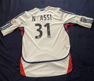 Sainey Nyassi New England Revolution Jersey MLS Long Sleeve Issued / Game Worn? - Image 1 of 4