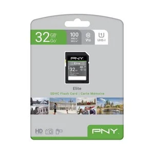 PNY 32GB SDHC Elite Carte 100 MB/S UHS-I Class 10 V10 - Photo 1 sur 5