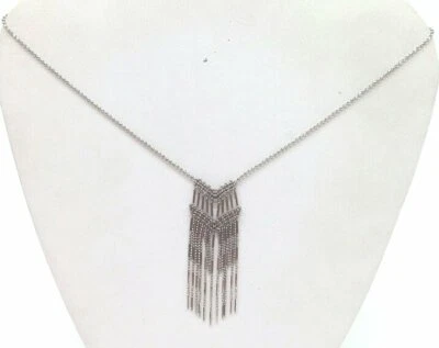 Colar de contas de borla de prata esterlina 925 Ralph Lauren - Imagem 1 de 4