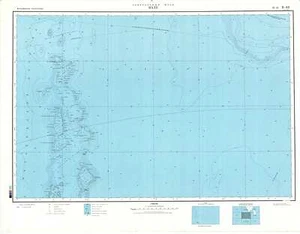 Mapas topográficos militares soviéticos rusos - MACHO (Maldivas), 1: 1M, edición 1979 - Imagen 1 de 5
