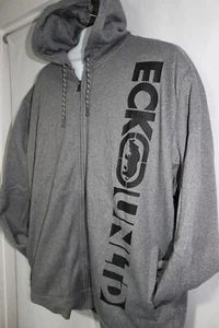 ECKO UNLTD PERFORMANCE GRAUES KAPUZENSWEATSHIRT MIT DURCHGEHENDEM REISSVERSCHLUSS GR: 3XL 3X XXXL neu mit Etikett - Bild 1 von 4